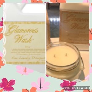 - Tyler 16 oz wash and 11 oz candle